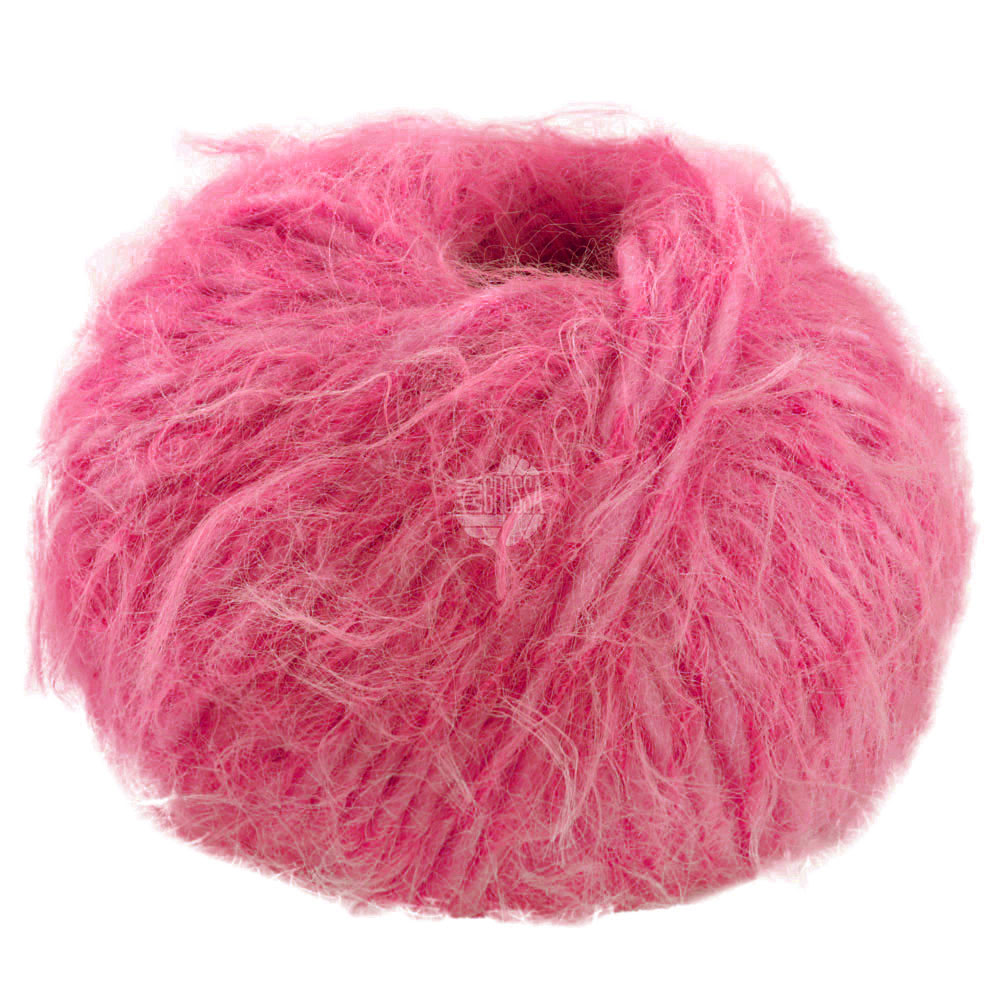 Filato effetto pelliccia rosa confetto