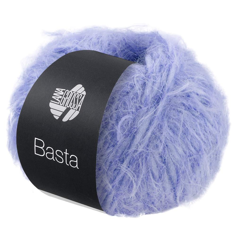 Filato effetto pelliccia azzurro violaceo